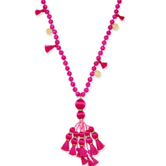 Kate Spade 12k Gold Plated Bead /Tassel Necklace